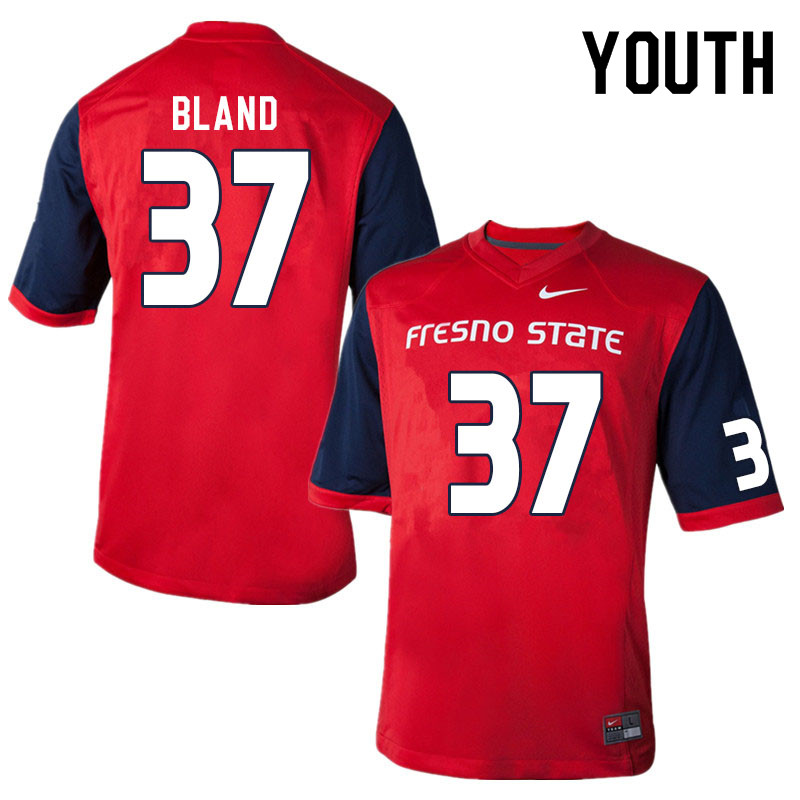 Youth #37 DaRon Bland Fresno State Bulldogs College Football Jerseys Sale-Red